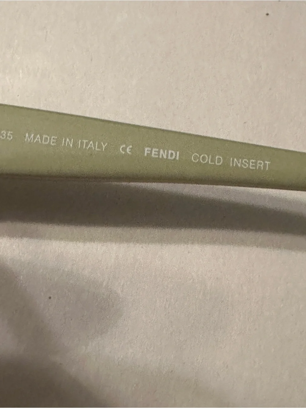 Fendi Women’s Rectangular Glasses in Light Green - New